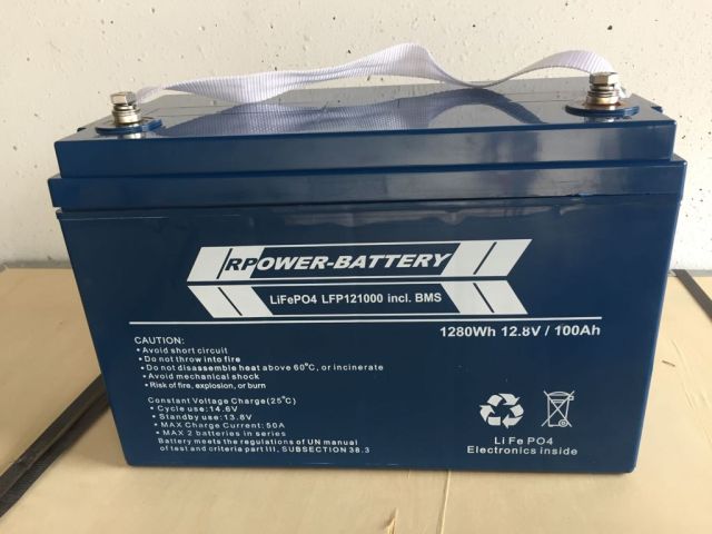 Lithium Batterie 12,8 V 100 Ah